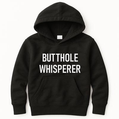 Butthole Whisperer Funny Jokes Sarcastic Kids Hoodie