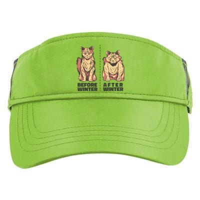 Before Winter Funny Cat Adult Drive Performance Visor