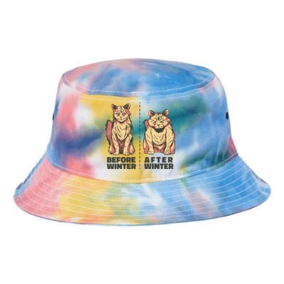 Before Winter Funny Cat Tie Dye Newport Bucket Hat