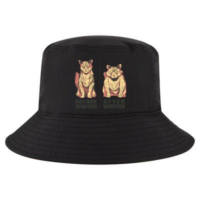 Before Winter Funny Cat Cool Comfort Performance Bucket Hat