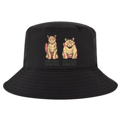 Before Winter Funny Cat Cool Comfort Performance Bucket Hat