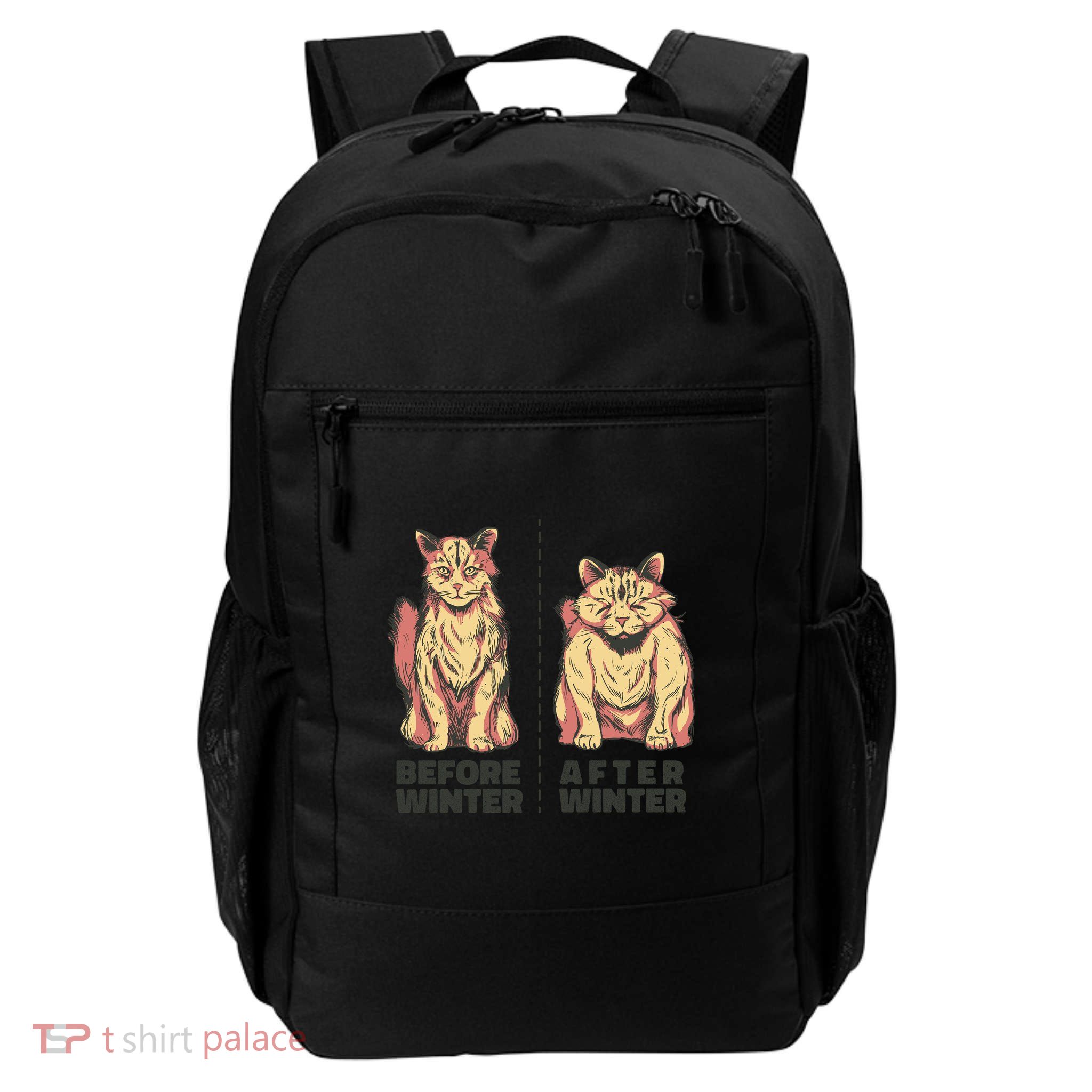 Before Winter Funny Cat Daily Commute Backpack