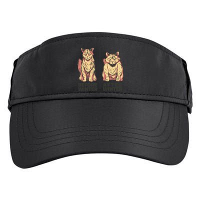 Before Winter Funny Cat Adult Drive Performance Visor