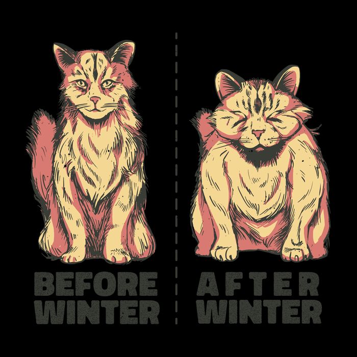 Before Winter Funny Cat Drawstring Bag