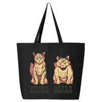 Before Winter Funny Cat 25L Jumbo Tote