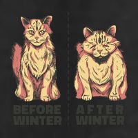 Before Winter Funny Cat 25L Jumbo Tote