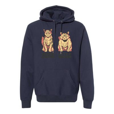 Before Winter Funny Cat Premium Hoodie