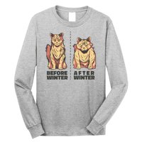 Before Winter Funny Cat Long Sleeve Shirt