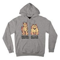 Before Winter Funny Cat Tall Hoodie