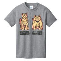 Before Winter Funny Cat Kids T-Shirt