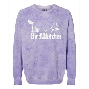 Bird Watching Funny Bird Watcher Colorblast Crewneck Sweatshirt