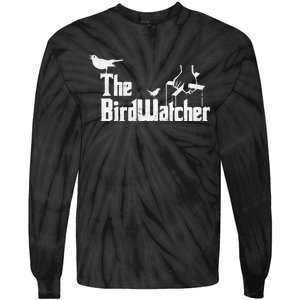 Bird Watching Funny Bird Watcher Tie-Dye Long Sleeve Shirt