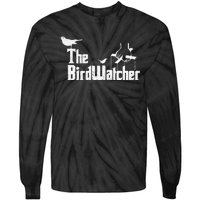 Bird Watching Funny Bird Watcher Tie-Dye Long Sleeve Shirt