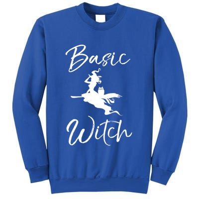 Basic Witch Funny Halloween Party Costume Gift Sweatshirt