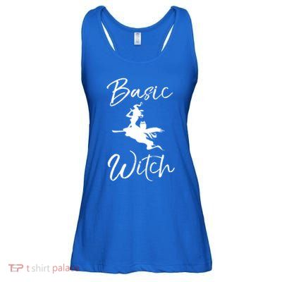 Basic Witch Funny Halloween Party Costume Gift Ladies Essential Flowy Tank