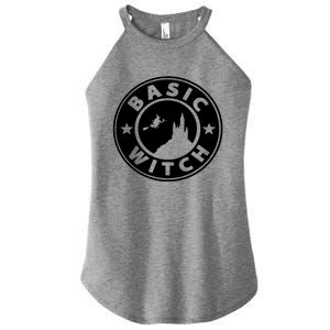 Basic Witch Funny Halloween Funny Gift Women’s Perfect Tri Rocker Tank