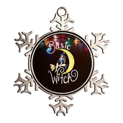 Basic Witch Funny Moon Witch Gift Metallic Star Ornament