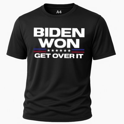 Biden Won Get Over It Patriotic Pro Joe Anti Trump Funny Performance Shirt