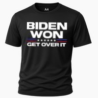 Biden Won Get Over It Patriotic Pro Joe Anti Trump Funny Performance Shirt