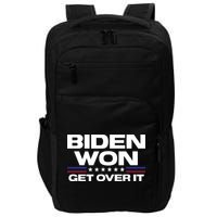 Biden Won Get Over It Patriotic Pro Joe Anti Trump Funny Impact Tech Backpack