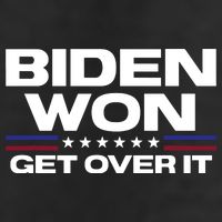 Biden Won Get Over It Patriotic Pro Joe Anti Trump Funny Adult Drive Performance Visor
