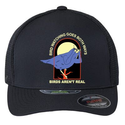 Bird Watching Goes Both Ways Bird Aren’T Real Flexfit Unipanel Trucker Cap