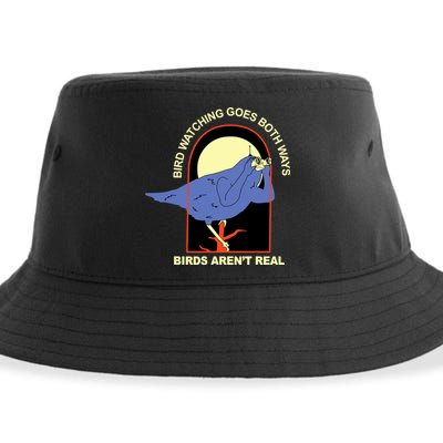 Bird Watching Goes Both Ways Bird Aren’T Real Sustainable Bucket Hat