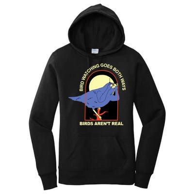 Bird Watching Goes Both Ways Bird Aren’T Real Women's Pullover Hoodie