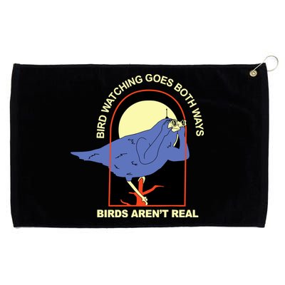 Bird Watching Goes Both Ways Bird Aren’T Real Grommeted Golf Towel