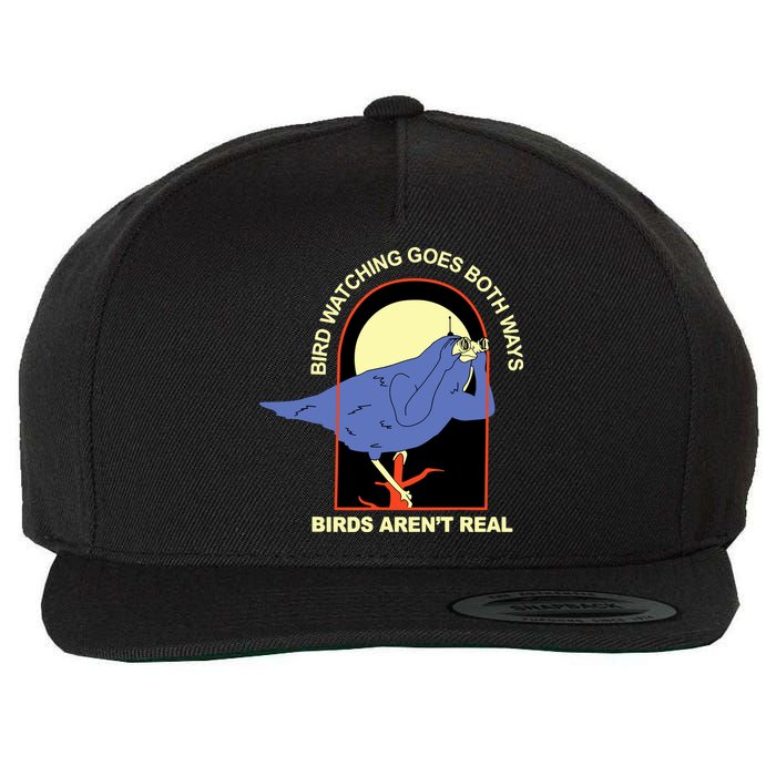 Bird Watching Goes Both Ways Bird Aren’T Real Wool Snapback Cap
