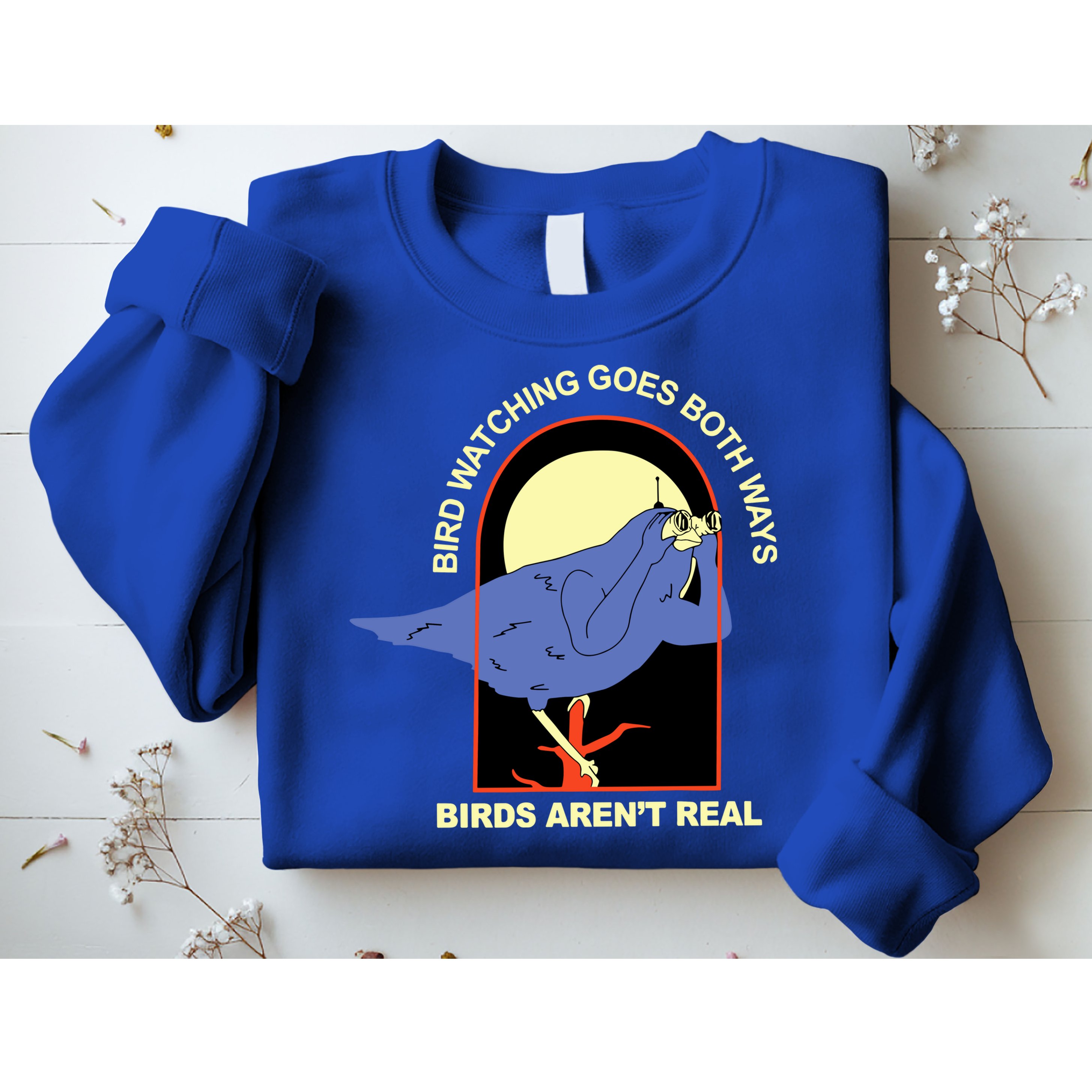 Bird Watching Goes Both Ways Bird Aren’T Real Sweatshirt