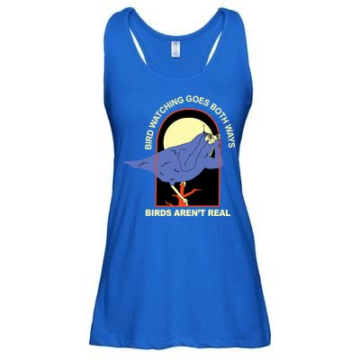 Bird Watching Goes Both Ways Bird Aren’T Real Ladies Essential Flowy Tank