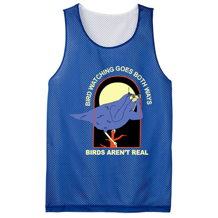 Bird Watching Goes Both Ways Bird Aren’T Real Mesh Reversible Basketball Jersey Tank
