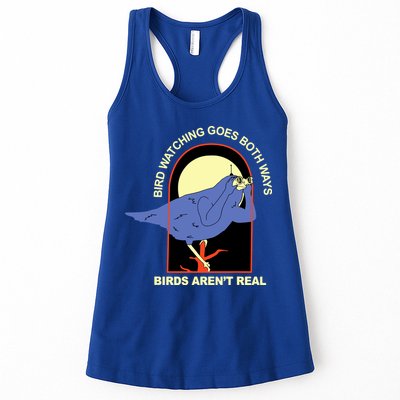 Bird Watching Goes Both Ways Bird Aren’T Real Womens Tank Top