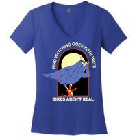 Bird Watching Goes Both Ways Bird Aren’T Real Women's V-Neck T-Shirt