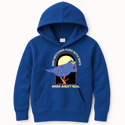 Bird Watching Goes Both Ways Bird Aren’T Real Kids Hoodie