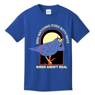 Bird Watching Goes Both Ways Bird Aren’T Real Kids T-Shirt