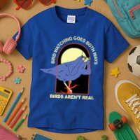 Bird Watching Goes Both Ways Bird Aren’T Real Kids T-Shirt
