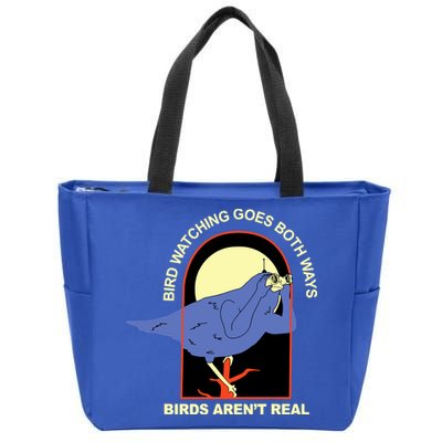 Bird Watching Goes Both Ways Bird Aren’T Real Zip Tote Bag