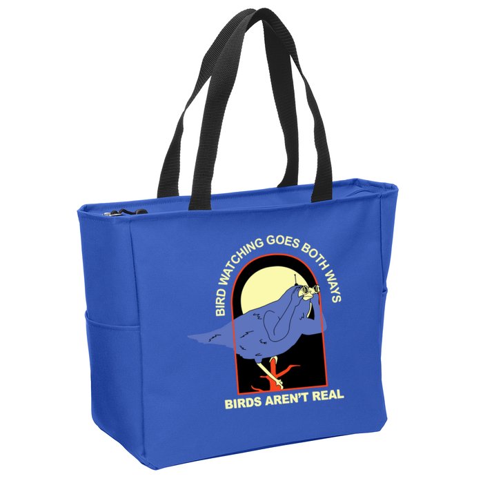 Bird Watching Goes Both Ways Bird Aren’T Real Zip Tote Bag