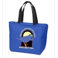 Bird Watching Goes Both Ways Bird Aren’T Real Zip Tote Bag
