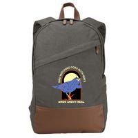 Bird Watching Goes Both Ways Bird Aren’T Real Cotton Canvas Backpack