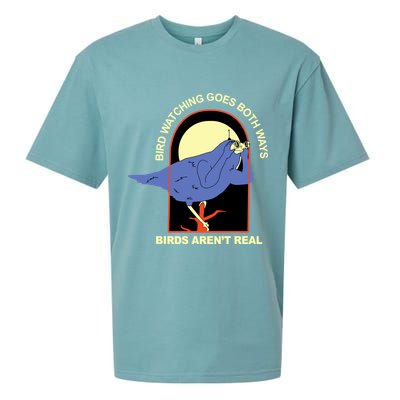 Bird Watching Goes Both Ways Bird Aren’T Real Sueded Cloud Jersey T-Shirt