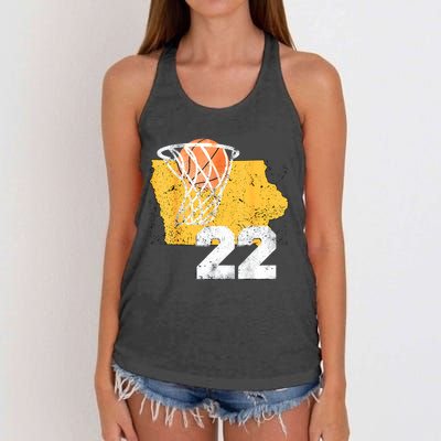 Baseketball Women Girl Women's Knotted Racerback Tank