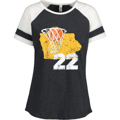 Baseketball Women Girl Enza Ladies Jersey Colorblock Tee