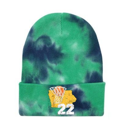 Baseketball Women Girl Tie Dye 12in Knit Beanie