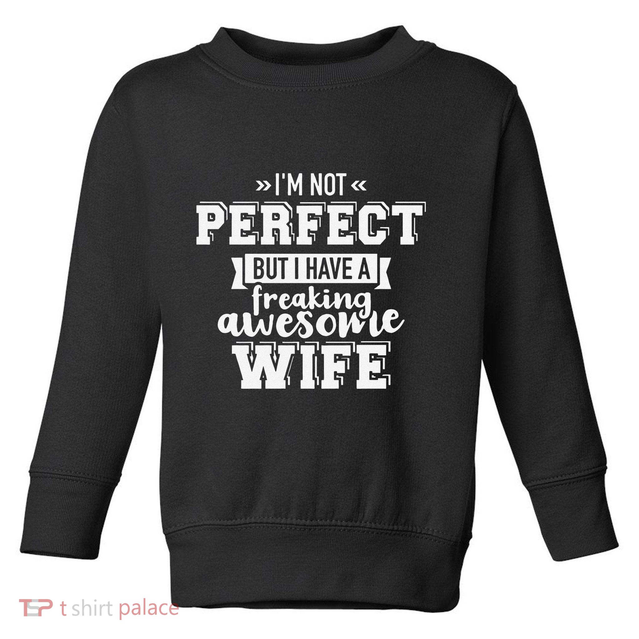 Best Wife Gift For Husband Valentine's Day Toddler Sweatshirt