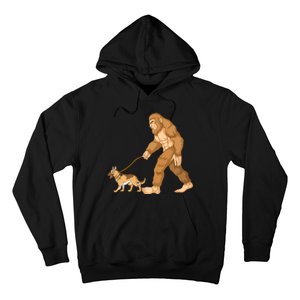 Bigfoot Walking German Shepherd Hoodie