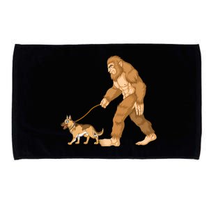 Bigfoot Walking German Shepherd Microfiber Hand Towel