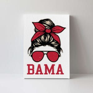 Bama Women Girl Mom Messy Bun Hair Canvas